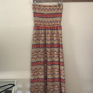 tube top maxi dress